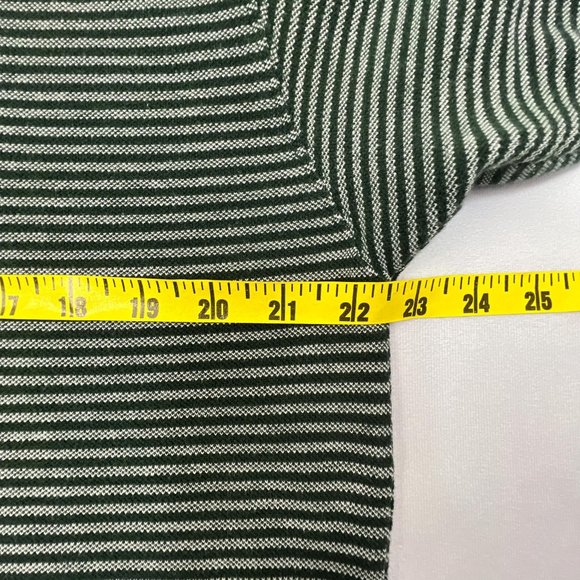 Vintage Chaps Ralph Lauren Golf Polo Shirt Short Sleeve Green Stripe Mens Large - Picture 7 of 8